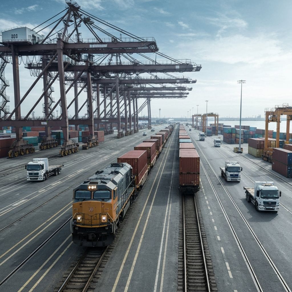 Rail and port logistics operations